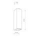 Вуличний LED світильник Nowodvorski Lens 2x2W 3000K 40Lm IP54 чорний ( 9112 )
