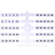 Маркувальна табличка ETI EO3 1-50 200шт (3901772)