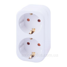 Двомісний розгалужувач E.Next e.socket.002.16.3 2P+PE 16А із заземленням (s9100054) Двомісний розгалужувач E.Next e.socket.002.16.3 2P+PE 16А із заземленням (s9100054)
