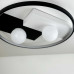 Світильник LED smart PICASSO-R+пульт 80W 3000-5000K IP20 круг біло-чорний Violux ( 220615 )
