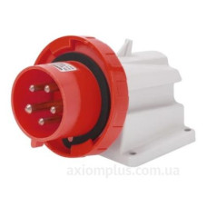 Стаціонарна вилка 90° GEWISS IP67 3P+E 16A 400В (GW60430) Стаціонарна вилка 90° GEWISS IP67 3P+E 16A 400В (GW60430)