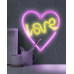 Бра, настінний світильник Goldlux 327154 Neon Love Heart LED 1x3W IP20 білий Бра, настінний світильник Goldlux 327154 Neon Love Heart LED 1x3W IP20 білий