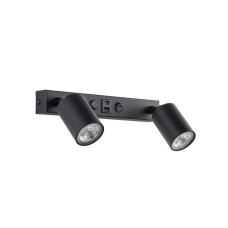 Бра, настінний світильник TK Lighting 11356 Nex GU10 2x8W IP20 чорний