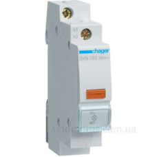 Сигнальна лампа SVN 123, жовта, Hager Сигнальна лампа SVN 123, жовта, Hager