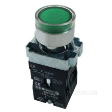 Кнопка з підсвічуванням ElectrO ВW3361NOGi PB2-ВW3361 Ø22мм NO зелена