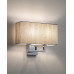 Бра, настінний світильник Nowodvorski 11792 Hotel Mood E27 2x10W IP20 сірий