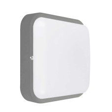 Світильник LED Violux ДББ POLO UA сірий MW sensor 12W 5000K IP54 ( 243442 )