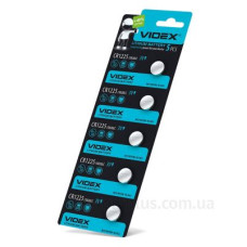 Літієва батарея Videx CR1225 (CR1225 5pc) 5 шт