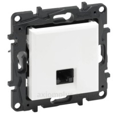 Механізм розетки комп'ютерної RJ-45 UTP Cat.5e Legrand Niloe Step білий