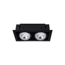 Точковий світильник Nowodvorski 9570 Downlight GU10, ES111 2x15W IP20 чорний