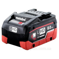 Акумуляторна батарея Metabo LiHD 18В 8Аг друга генерація (625369000)