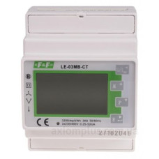 Лічильник електроенергії F&F LE-03MB-CT 3х230/400В 3х5А Лічильник електроенергії F&F LE-03MB-CT 3х230/400В 3х5А