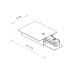 Токоввід Nowodvorski 8972 Profile Recessed Power End Cap IP20 білий