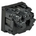 Механізм розетки ABB Zenit N2288.1 AN 2М із заземленням та кришкою (антрацит)