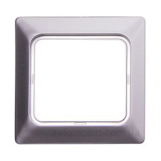 Рамка розетки E.Next e.lux.12094L.1.fr.wp.aluminium вологозахищена алюміній (ins0040088)