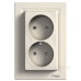 Подвійна розетка Schneider Electric Asfora EPH9700123