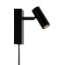 Бра, настінний світильник Nordlux 2112231003 Omari LED 1x3.2W 2700K 320Lm IP20 чорний