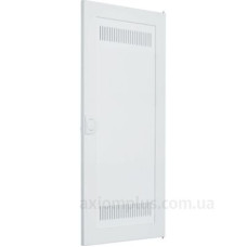Пластикові двері Hager VZ123W Volta для 3-рядного мультимедійного щита внутрішня установка (білі)