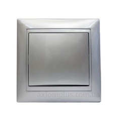 Одинарний вимикач Elcor Emily 9215 (211542) (сірий металік) Одинарний вимикач Elcor Emily 9215 (211542) (сірий металік)
