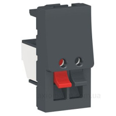 Аудіорозетка Schneider Electric NU348754 1М (антрацит) Аудіорозетка Schneider Electric NU348754 1М (антрацит)