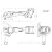 Акумуляторна кутова шліфувальна машина Metabo W 18 L BL 9-125 900 Вт 10000 об/хв (602374850)