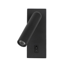 Бра, настінний світильник Italux WL-46376-1-BK Nova LED 1x2.5W 3000K 153Lm IP20 чорний