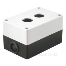 Корпус кнопкового поста CNC LAY5-2 2 місця IP10 білий (Б00030661) Корпус кнопкового поста CNC LAY5-2 2 місця IP10 білий (Б00030661)