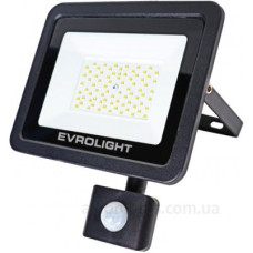Світлодіодний прожектор Evrolight FM-01D-50 50Вт 6400К з датчиком руху (57051) Світлодіодний прожектор Evrolight FM-01D-50 50Вт 6400К з датчиком руху (57051)