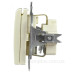 Розетка ABB Basic 55 20 EUK-92-507 із заземленням та кришкою (слонова кістка)