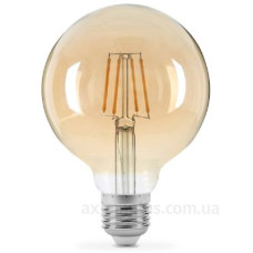 Світлодіодна лампа філаментна Titanum Filament G95 E27 6Вт 2200K (TLFG9506272A) бронза