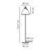 Торшер Nordlux 46234003 Strap E27 1x40W IP20 чорний