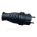 Вилка TNSy RUBBER пряма з заземленням IP44 (TNSy5000072)