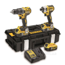 Набір з двох електроінструментів DeWALT DCK266P3 DCD796, DCF887 із ЗУ та 2 АКБ