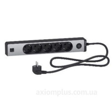 Подовжувач Schneider Electric ST945U1BA на 5 гнізд та 2хUSB (1,5м) алюміній Подовжувач Schneider Electric ST945U1BA на 5 гнізд та 2хUSB (1,5м) алюміній