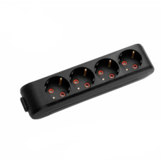 Колодка VIKO Multi-Let 4-на з заземленням чорна ( 90134400 ) Колодка VIKO Multi-Let 4-на з заземленням чорна ( 90134400 )