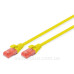 Патч-корд Digitus DK-1612-030/Y Cat6 UTP 3м AWG 26/7 CCA PVC (жовтий) Патч-корд Digitus DK-1612-030/Y Cat6 UTP 3м AWG 26/7 CCA PVC (жовтий)