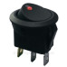 Перемикач TNSy KCD1-8-101EN R/B круглий з підсвічуванням червоний (TNSy5500749)