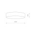Світильник стельовий Nowodvorski 10417 Lid Round LED 1x35W 4000K 3000Lm IP20 чорний