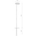 Світильник LED вуличний Nowodvorski Pole 1x15W 3000K 1000Lm IP54 графітовий ( 9185 )