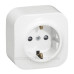 Розетка 2К+З Legrand Forix біла