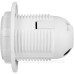 Пластиковий патрон E.Next e.lamp socket with nut.E27.pl.white Е27 з гайкою білий (s9100016)