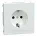 Розетка Schneider Electric D-Life MTN2300-6035 з з/к та шторками білий лотос