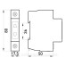 Розетка на DIN-рейку E.Next e.socket.stand.din 230В (s004001)