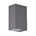 Вуличний світильник Goldlux 313324 Boston GU10 2x10W IP44 графітовий