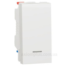 Одноклавішний перемикач Schneider Electric NU310318S із нейтраллю 10А 1М (білий) Одноклавішний перемикач Schneider Electric NU310318S із нейтраллю 10А 1М (білий)