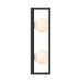 Бра, настінний світильник Zuma Line MB3115-2-3BT Piro G9+LED 2+1x4W+13W 2700K-6000K 1700Lm IP20 чорний (5905316651531)
