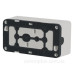 Накладний горизонтальний блок підрозетників Schneider Electric MUR39914 IP55 (білий)