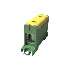 Клемник на DIN-рейку FT1095G 1Р,Cu:16-95 / Al:16-95 мм2, жовто-зелений Промфактор ( FT1095G ) Клемник на DIN-рейку FT1095G 1Р,Cu:16-95 / Al:16-95 мм2, жовто-зелений Промфактор ( FT1095G )