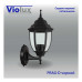 Світильник садово-парковий Violux Prag-D чорний 60W Е27 IP44 ( 500020 )