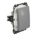 Одноклавішний перемикач Schneider Electric Sedna Design & Elements з кришкою IP44 алюміній SDD213106
